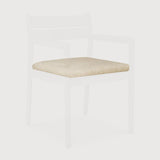 Jack outdoor dining chair cushion - Natural fabric White Cliff Studio Outdoor Dining Chair