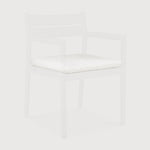 Jack outdoor dining chair cushion - Off White fabric White Cliff Studio Outdoor Dining Chair