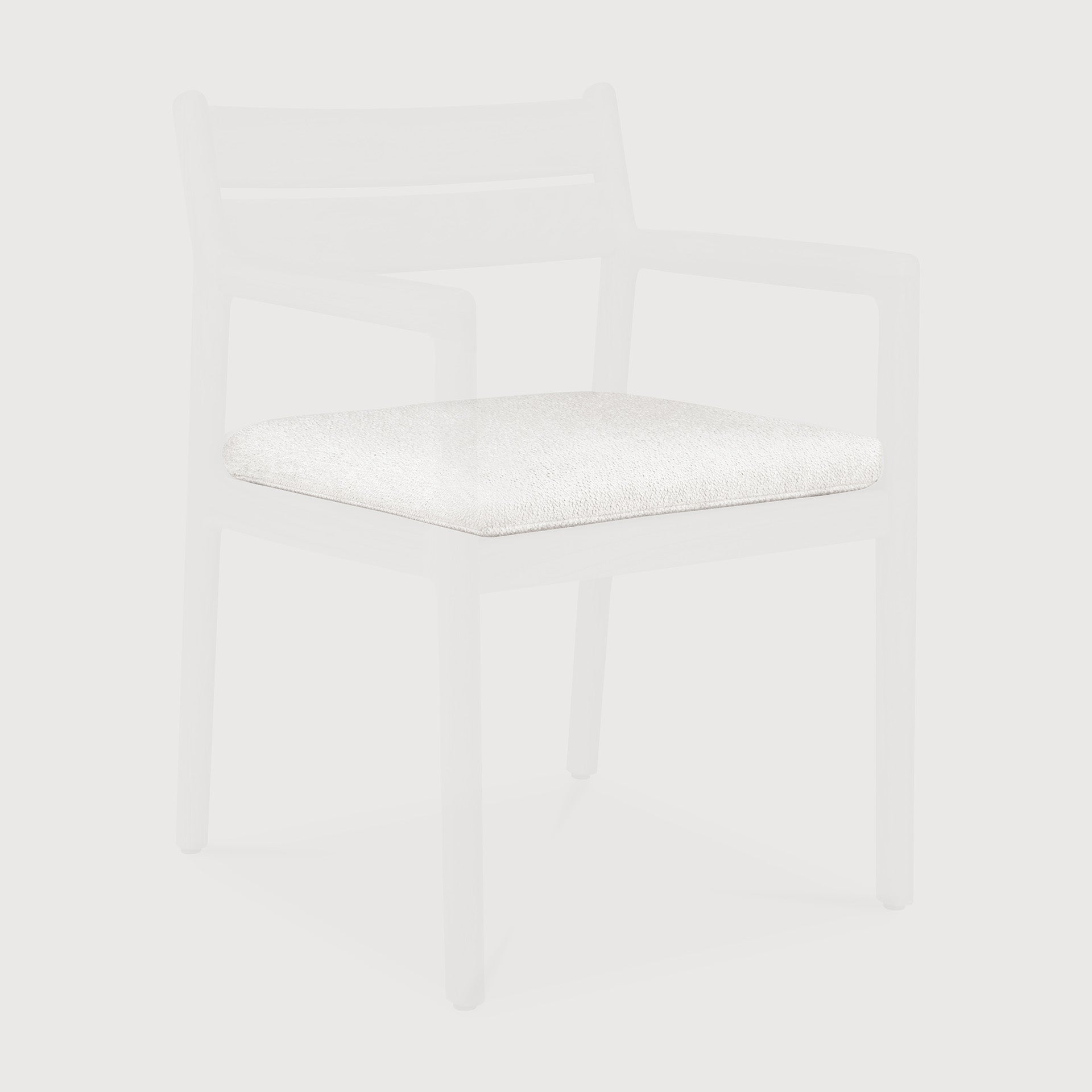 Jack outdoor dining chair cushion - Off White fabric White Cliff Studio Outdoor Dining Chair