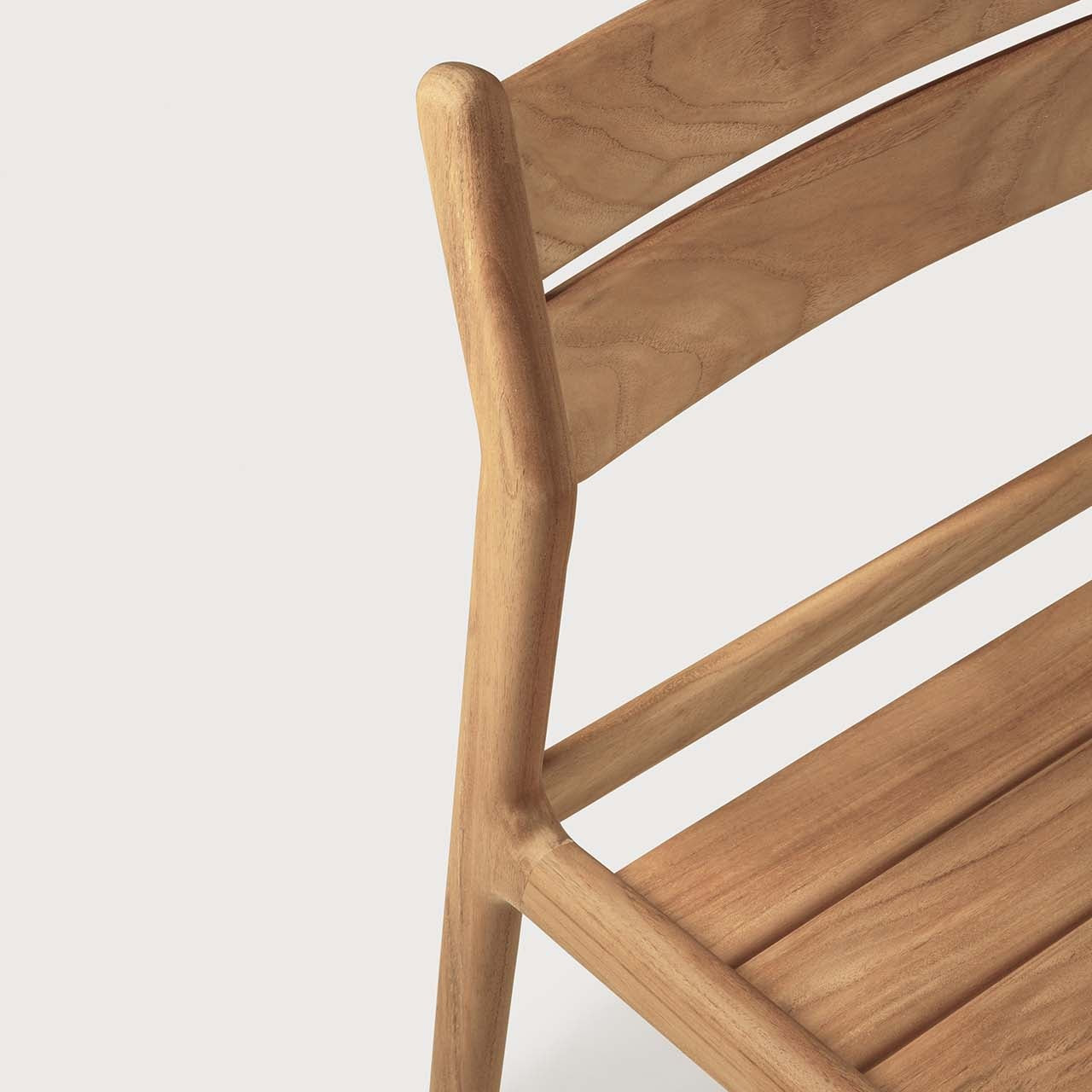 Jack outdoor dining chair frame - teak White Cliff Studio Outdoor Dining Chair