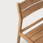 Jack outdoor dining chair frame - teak White Cliff Studio Outdoor Dining Chair