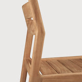 Jack outdoor dining chair frame - teak White Cliff Studio Outdoor Dining Chair