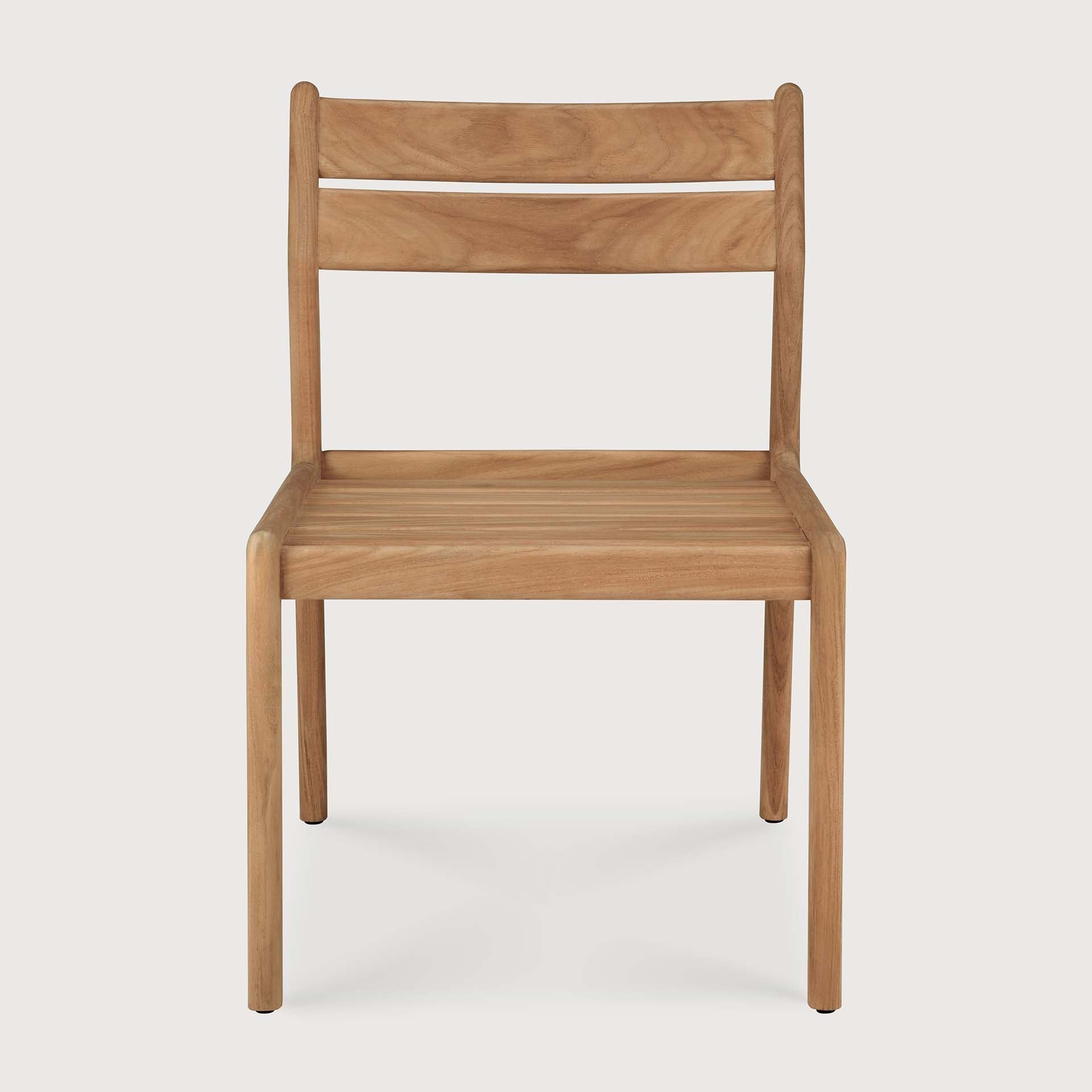 Jack outdoor dining chair frame - teak White Cliff Studio Outdoor Dining Chair