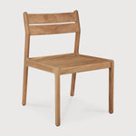 Jack outdoor dining chair frame - teak White Cliff Studio Outdoor Dining Chair