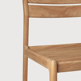 Jack outdoor dining chair frame - teak White Cliff Studio Outdoor Dining Chair