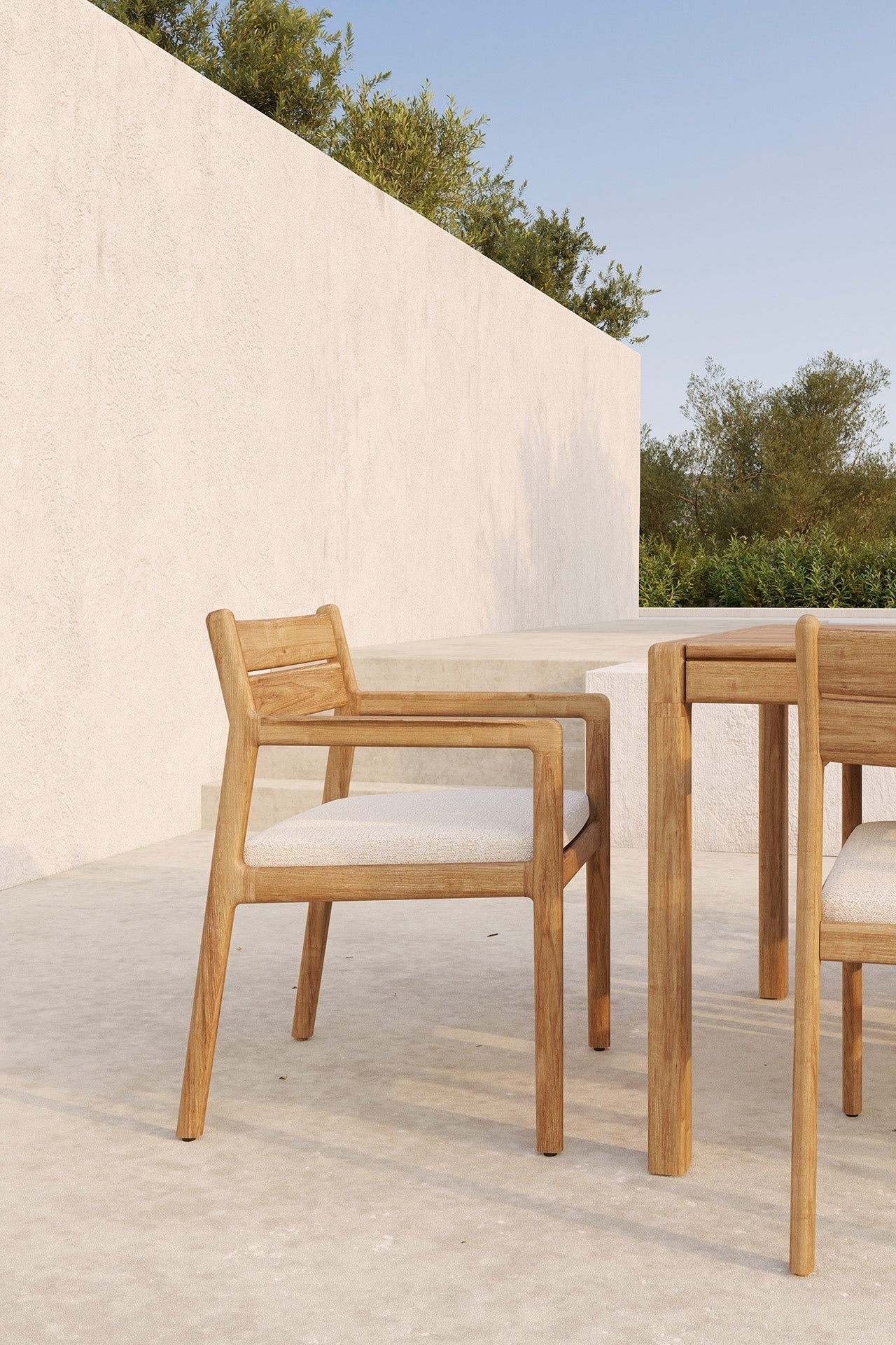 Jack Outdoor Dining Chair White Cliff Studio Outdoor Dining Chair