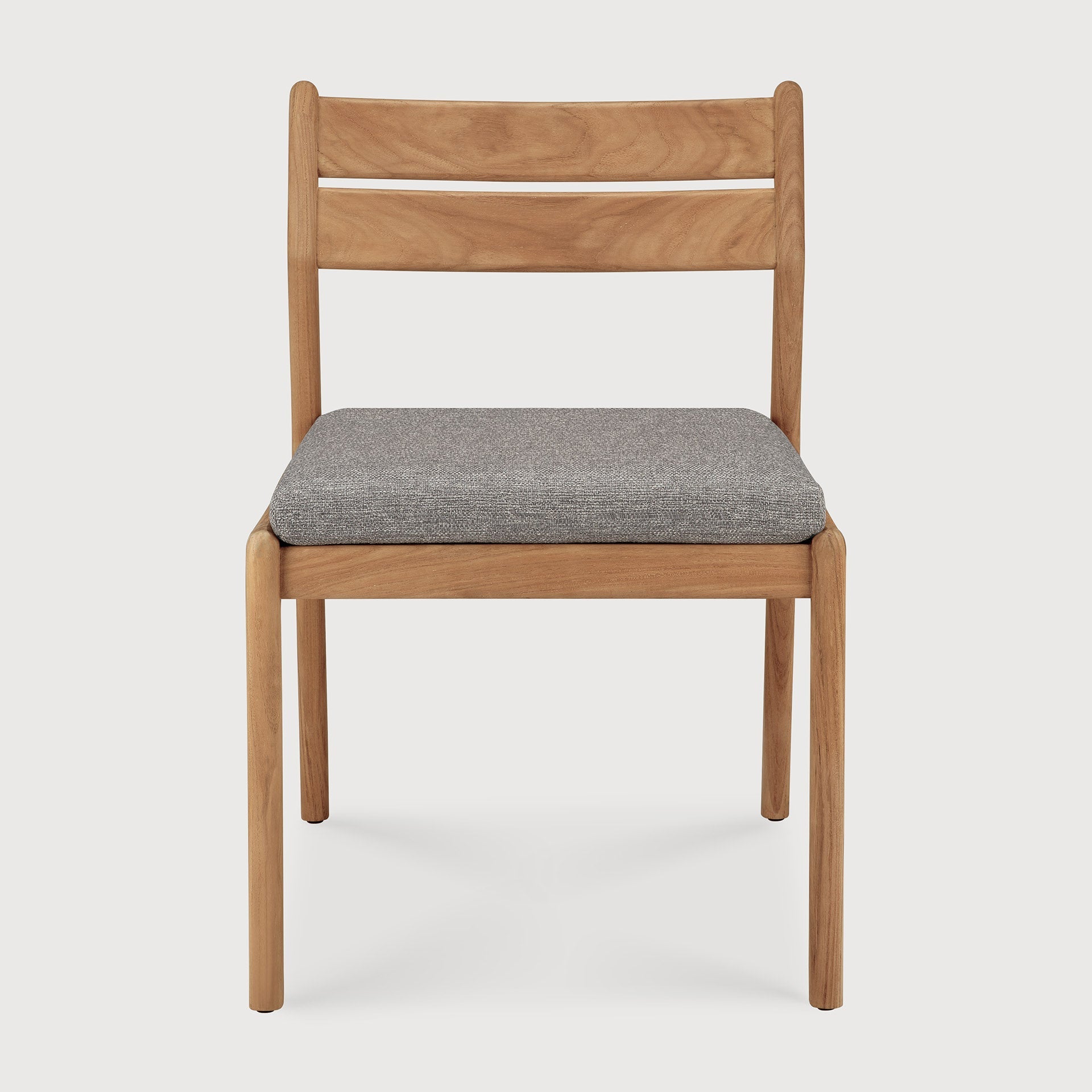 Jack outdoor dining chair - teak - Mocha fabric White Cliff Studio Outdoor Dining Chair