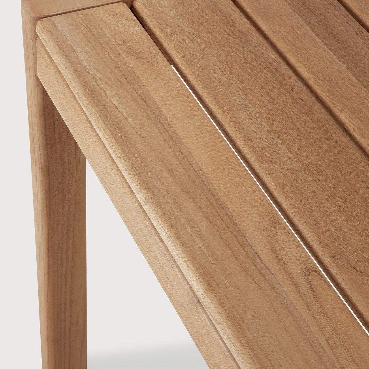 Jack outdoor dining table - teak - rectangular White Cliff Studio Outdoor Dining Table