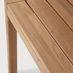 Jack outdoor dining table - teak - rectangular White Cliff Studio Outdoor Dining Table