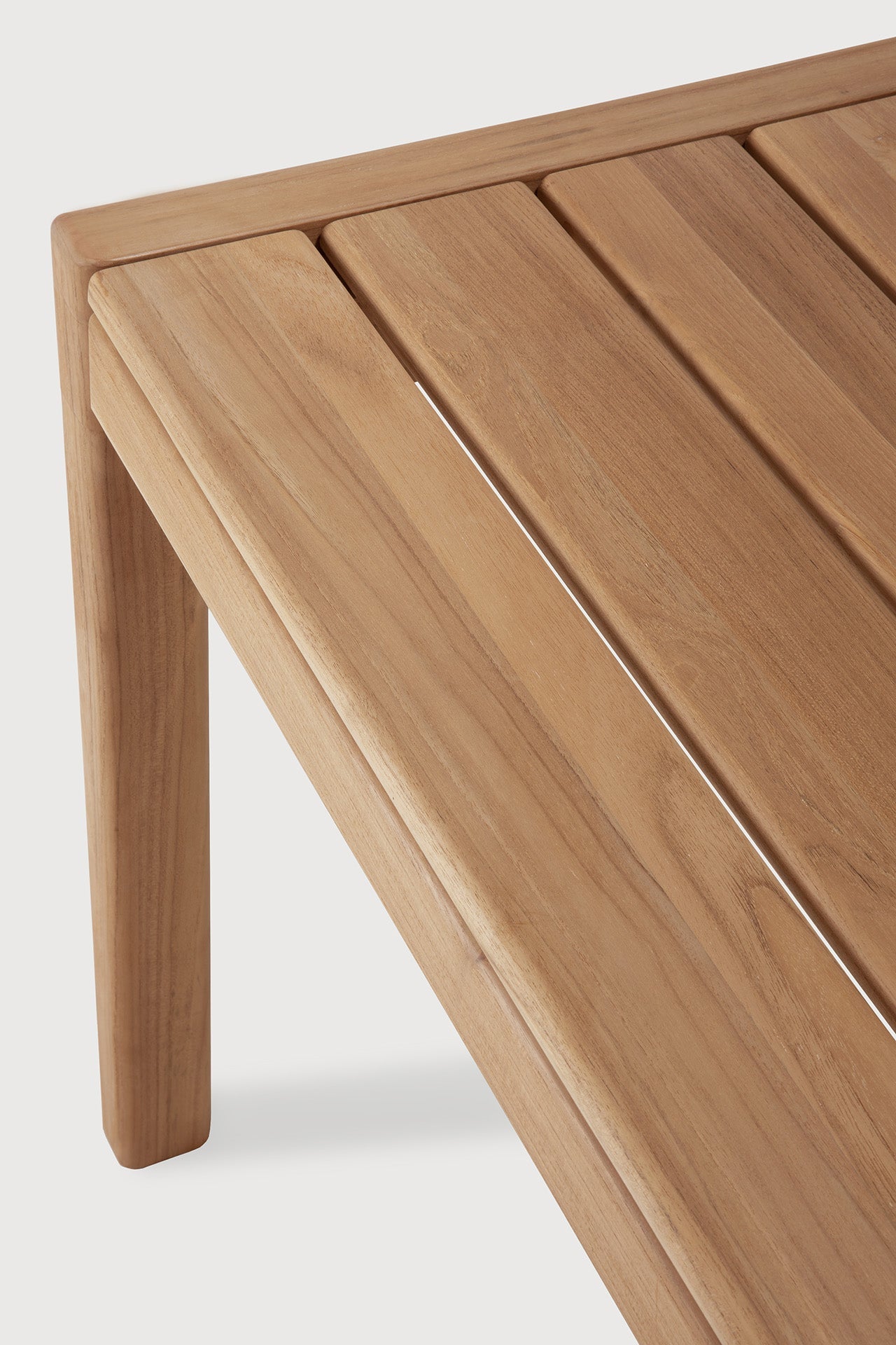 Jack outdoor dining table - teak - rectangular White Cliff Studio Outdoor Dining Table