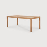 Jack outdoor dining table - teak - rectangular White Cliff Studio Outdoor Dining Table