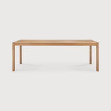 Jack outdoor dining table - teak - rectangular White Cliff Studio Outdoor Dining Table
