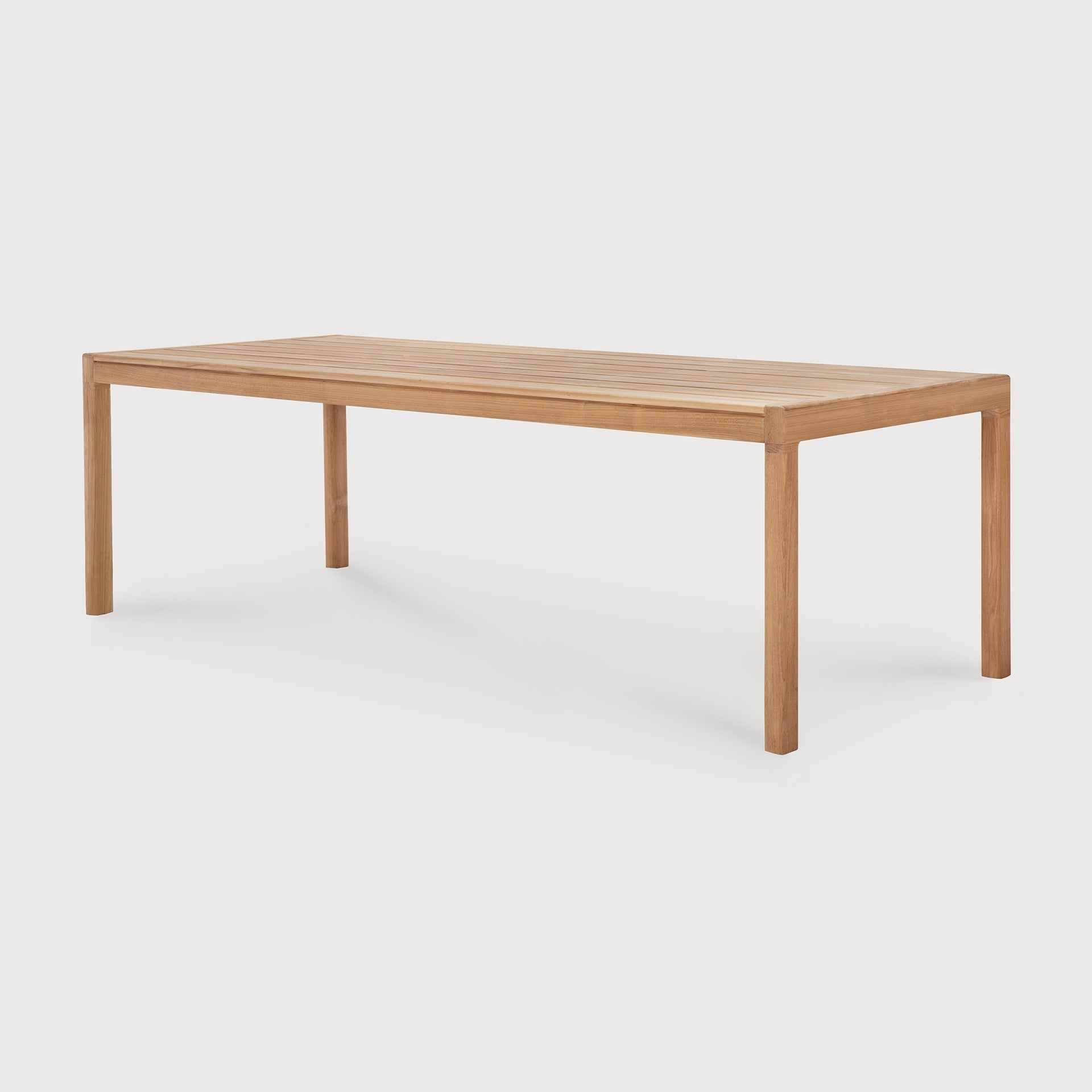 Jack outdoor dining table - teak - rectangular White Cliff Studio Outdoor Dining Table
