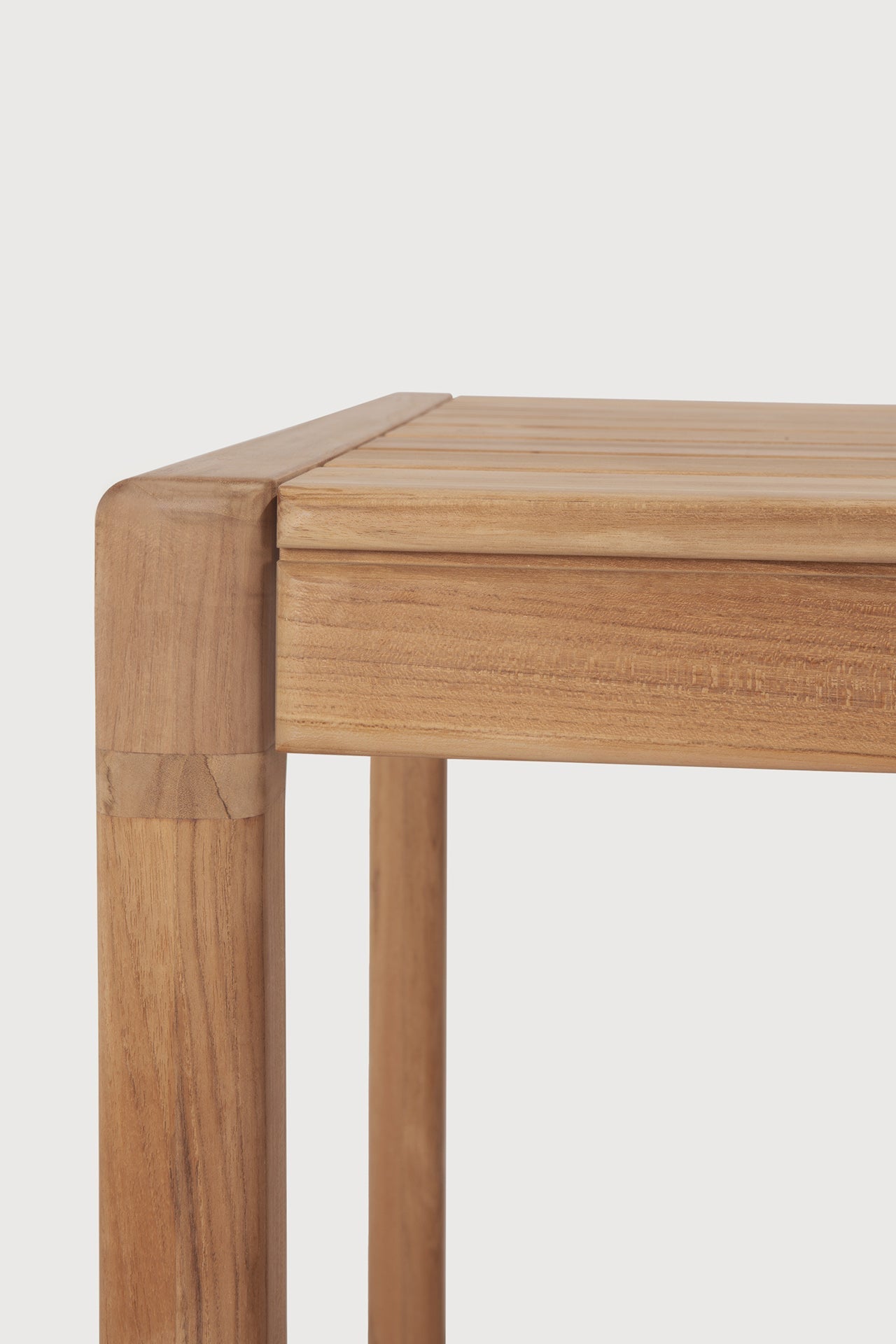 Jack outdoor dining table - teak - rectangular White Cliff Studio Outdoor Dining Table