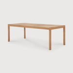 Jack outdoor dining table - teak - rectangular White Cliff Studio Outdoor Dining Table