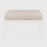 Jack outdoor footstool cushion - Natural fabric White Cliff Studio Outdoor Ottoman