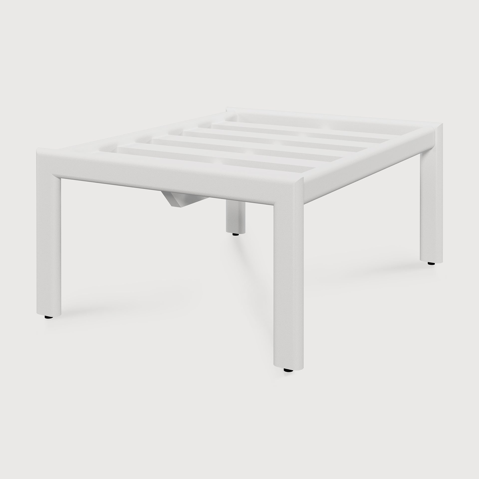Jack outdoor footstool frame - aluminium - white White Cliff Studio Outdoor Ottoman