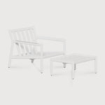 Jack outdoor footstool frame - aluminium - white White Cliff Studio Outdoor Ottoman