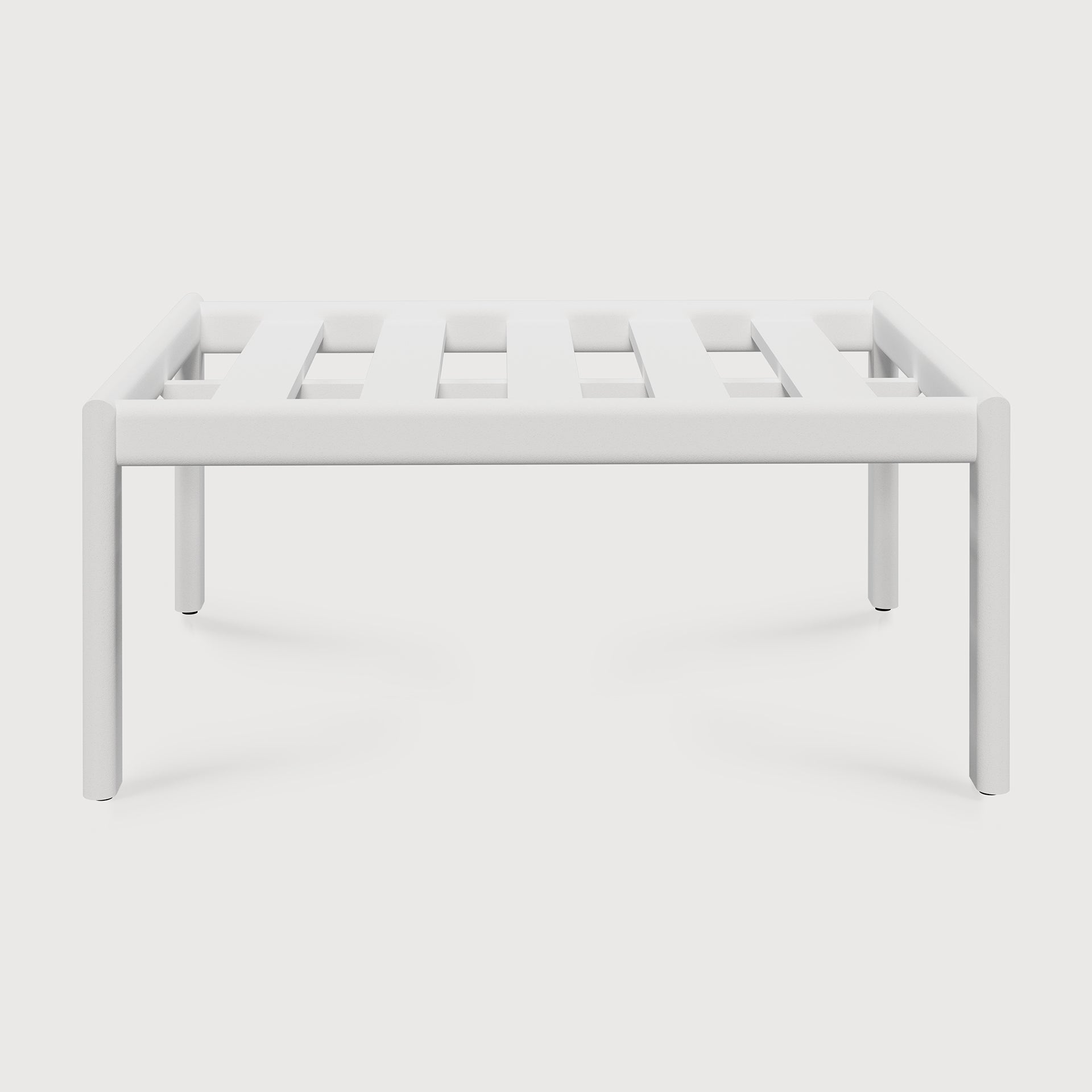 Jack outdoor footstool frame - aluminium - white White Cliff Studio Outdoor Ottoman