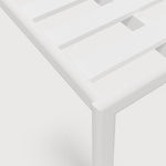 Jack outdoor footstool frame - aluminium - white White Cliff Studio Outdoor Ottoman