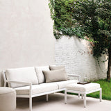 Jack Outdoor Footstool White Cliff Studio Outdoor Ottomans