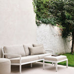 Jack Outdoor Footstool White Cliff Studio Outdoor Ottomans