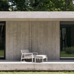 Jack Outdoor Footstool White Cliff Studio Outdoor Ottomans