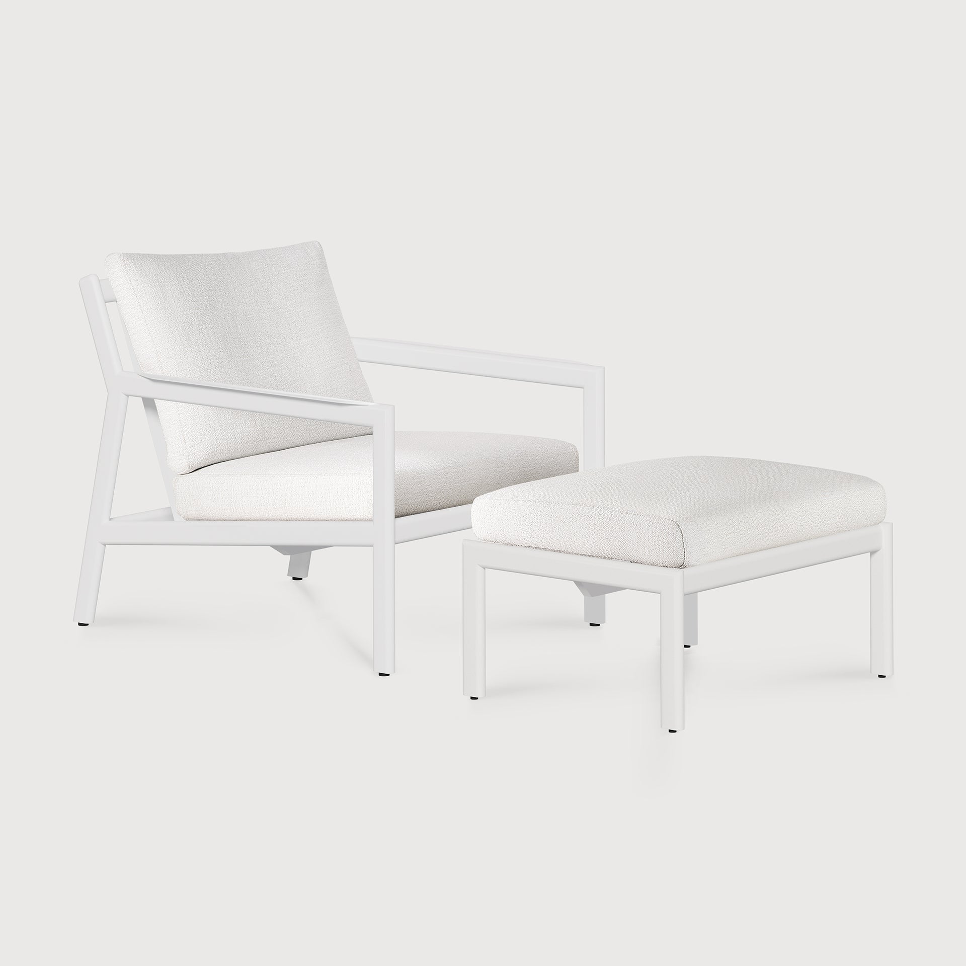 Jack outdoor lounge chair - aluminium - white - Off White fabric White Cliff Studio Outdoor Lounge Chair