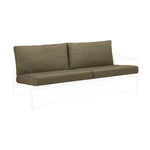 Jack outdoor sofa 2+ seater cushion set - Green fabric White Cliff Studio Outdoor Sofa