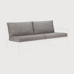 Jack outdoor sofa 2+ seater cushion set - Mocha fabric White Cliff Studio Outdoor Sofa