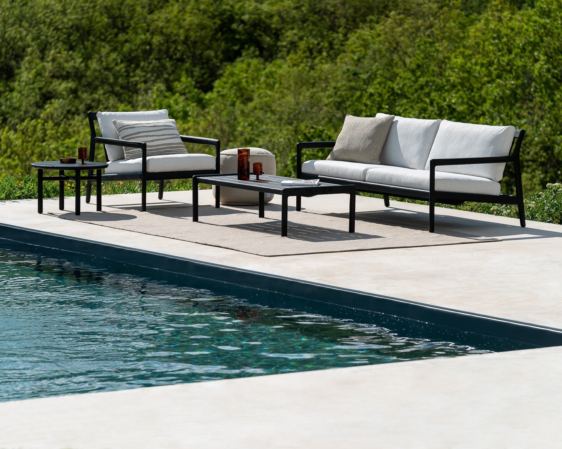 Jack Outdoor Sofa, 2 - Seater White Cliff Studio Outdoor Sofa