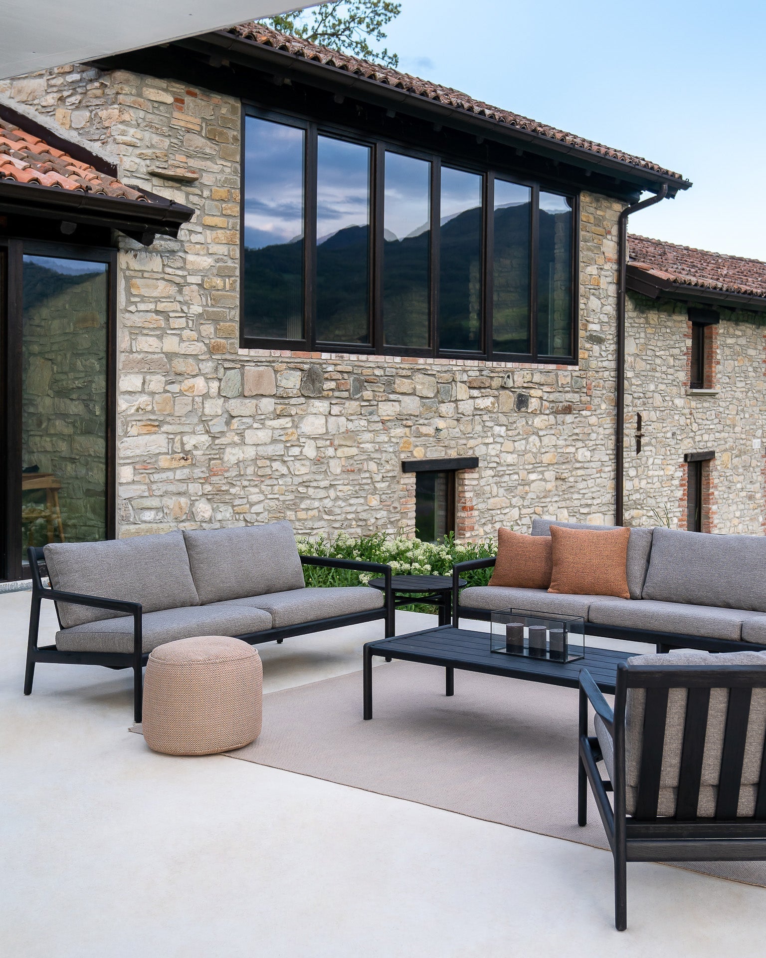 Jack Outdoor Sofa, 3 - Seater White Cliff Studio Outdoor Sofa