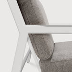 Jack outdoor sofa - aluminium - white - Mocha fabric - 2+ seater White Cliff Studio Outdoor Sofa