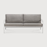 Jack outdoor sofa - aluminium - white - Mocha fabric - 2+ seater White Cliff Studio Outdoor Sofa