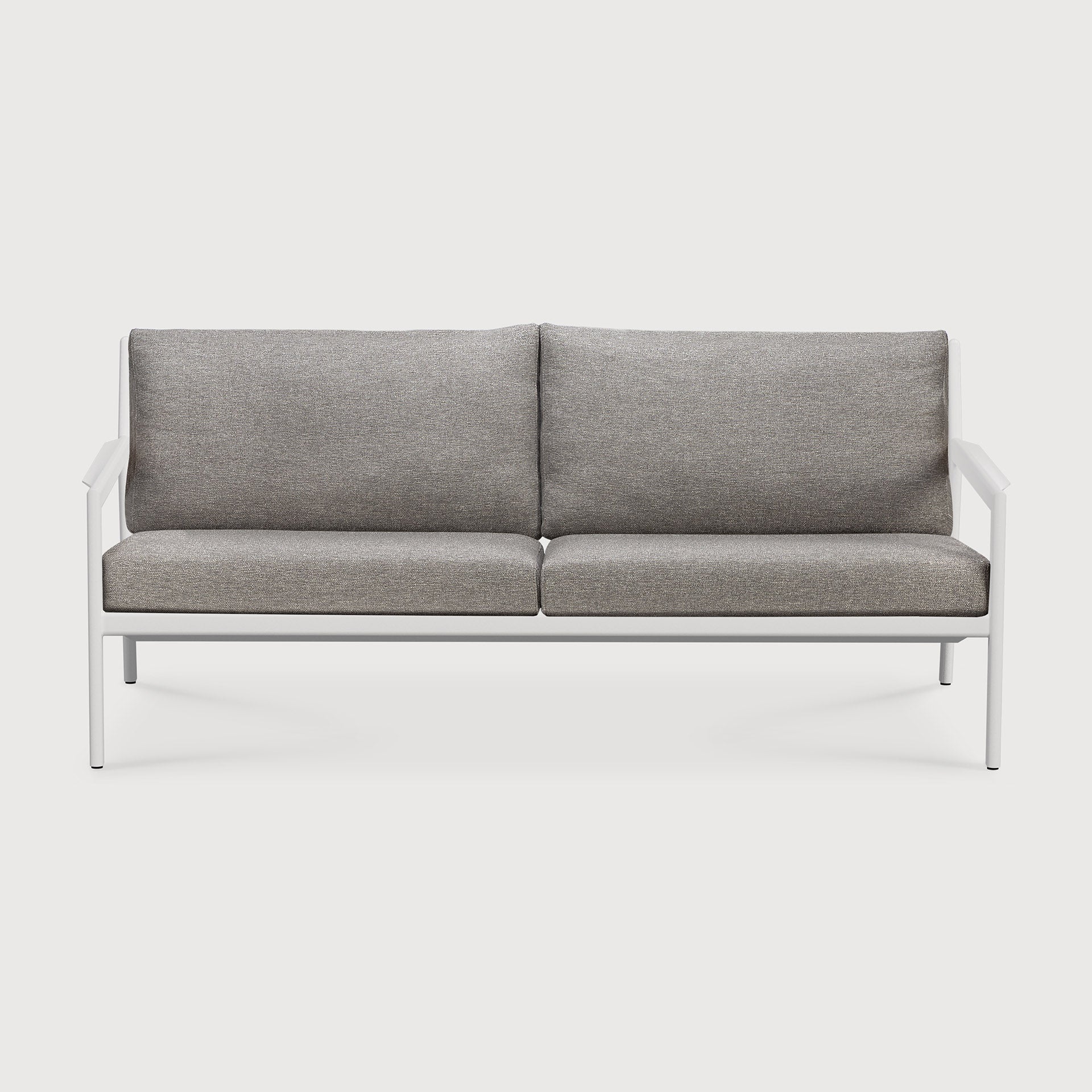 Jack outdoor sofa - aluminium - white - Mocha fabric - 2+ seater White Cliff Studio Outdoor Sofa
