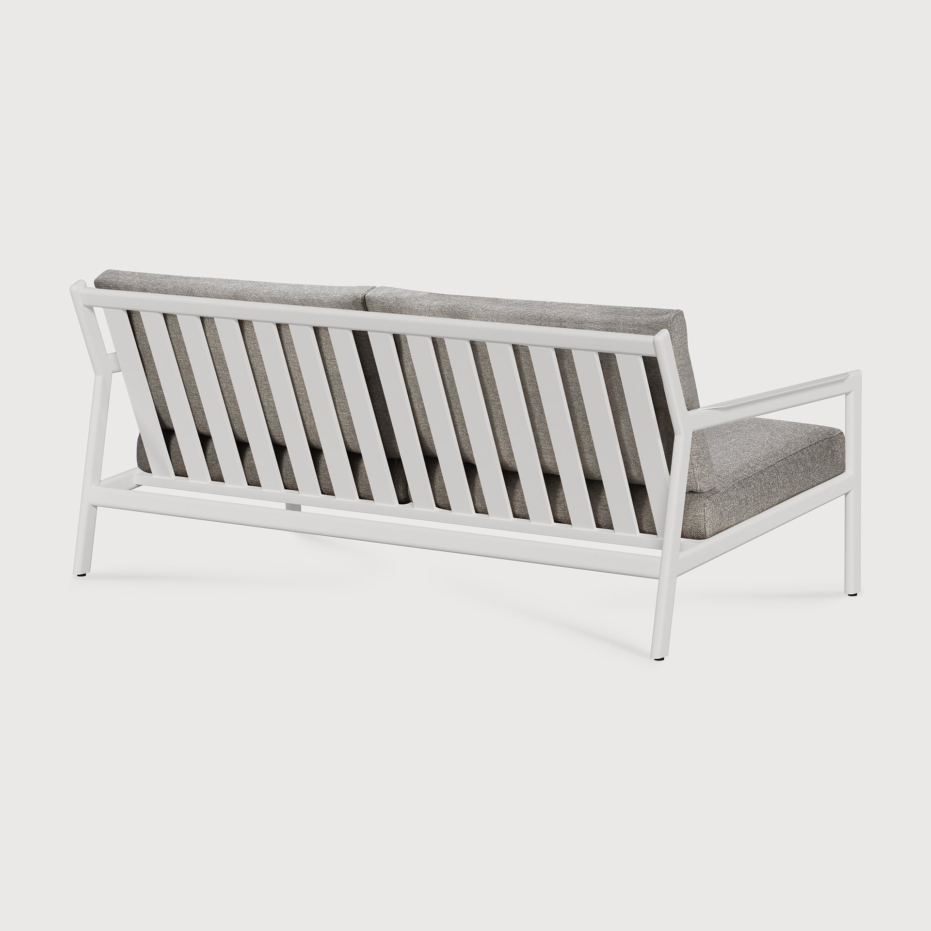 Jack outdoor sofa - aluminium - white - Mocha fabric - 2+ seater White Cliff Studio Outdoor Sofa