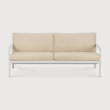 Jack outdoor sofa - aluminium - white - Natural fabric - 2+ seater White Cliff Studio Outdoor Sofa