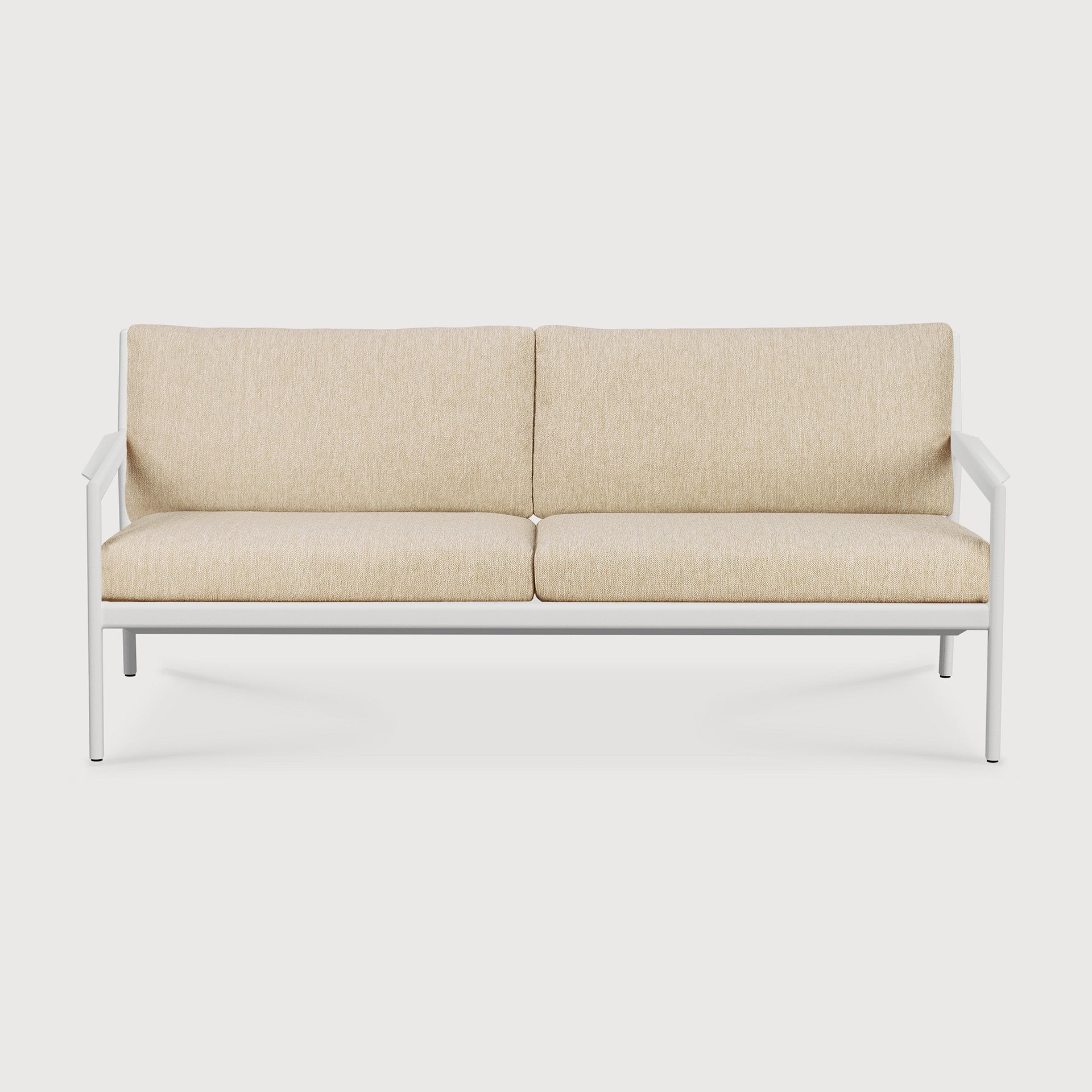 Jack outdoor sofa - aluminium - white - Natural fabric - 2+ seater White Cliff Studio Outdoor Sofa