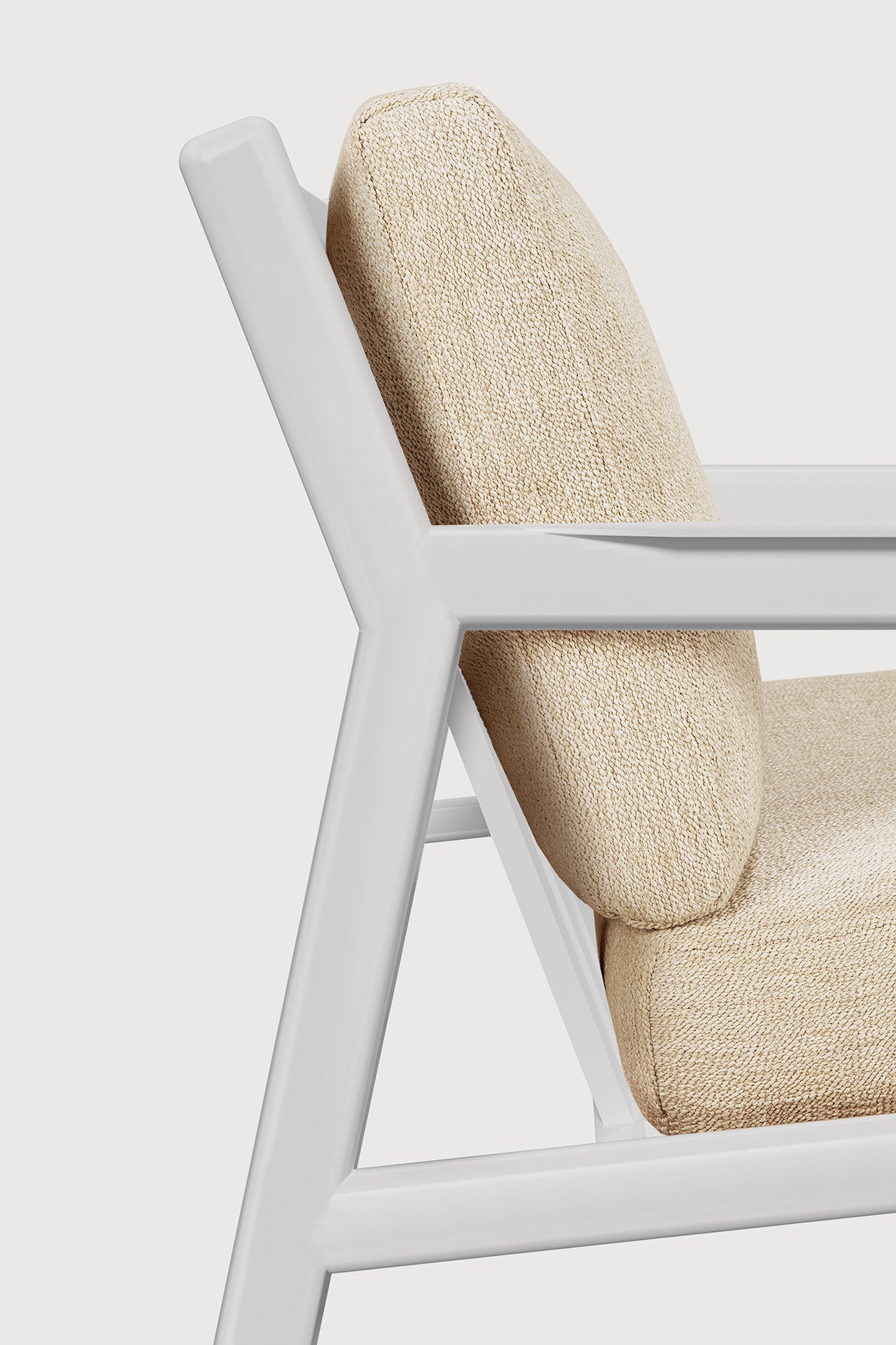 Jack outdoor sofa - aluminium - white - Natural fabric - 2+ seater White Cliff Studio Outdoor Sofa