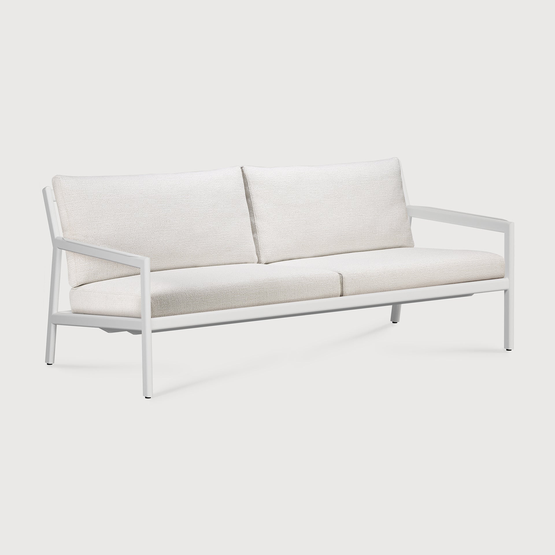 Jack outdoor sofa - aluminium - white - Off White fabric - 2+ seater White Cliff Studio Outdoor Sofa