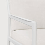 Jack outdoor sofa - aluminium - white - Off White fabric - 2+ seater White Cliff Studio Outdoor Sofa