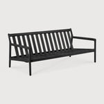 Jack outdoor sofa frame - varnished teak - black - 2+ seater White Cliff Studio Outdoor Sofa