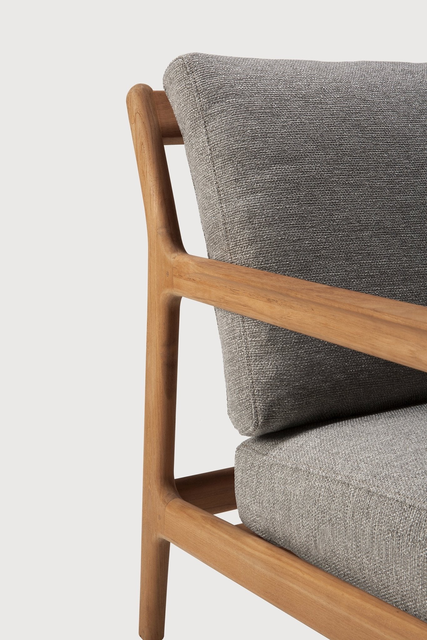 Jack outdoor sofa - teak - Mocha fabric - 2+ seater White Cliff Studio Outdoor Sofa