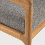 Jack outdoor sofa - teak - Mocha fabric - 2+ seater White Cliff Studio Outdoor Sofa