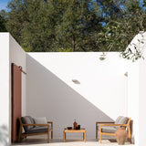 Jack outdoor sofa - teak - Mocha fabric - 2+ seater White Cliff Studio Outdoor Sofa