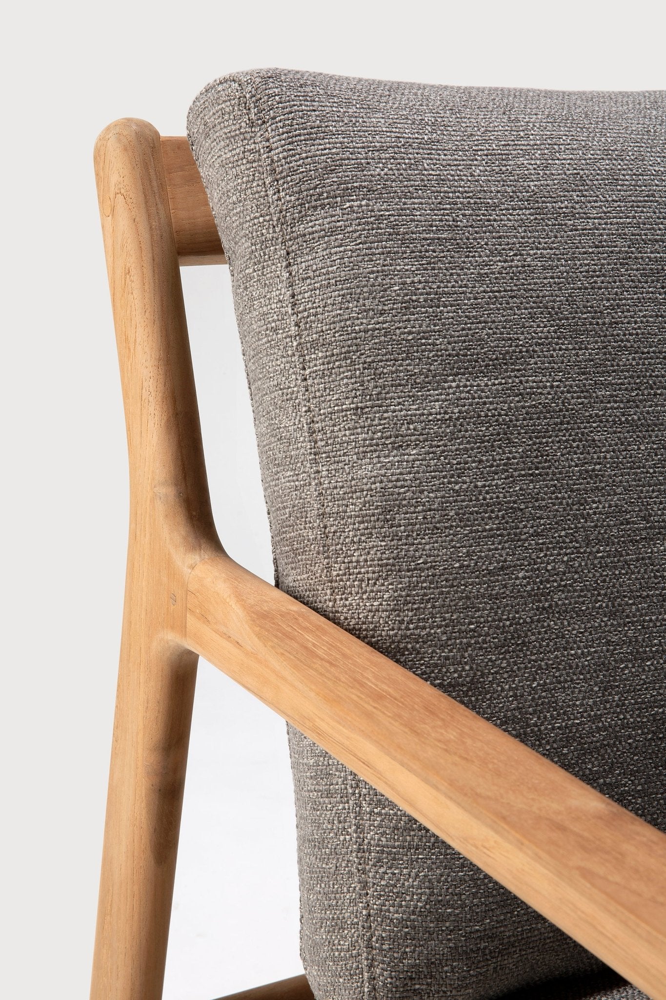 Jack outdoor sofa - teak - Mocha fabric - 3+ seater White Cliff Studio Outdoor Sofa