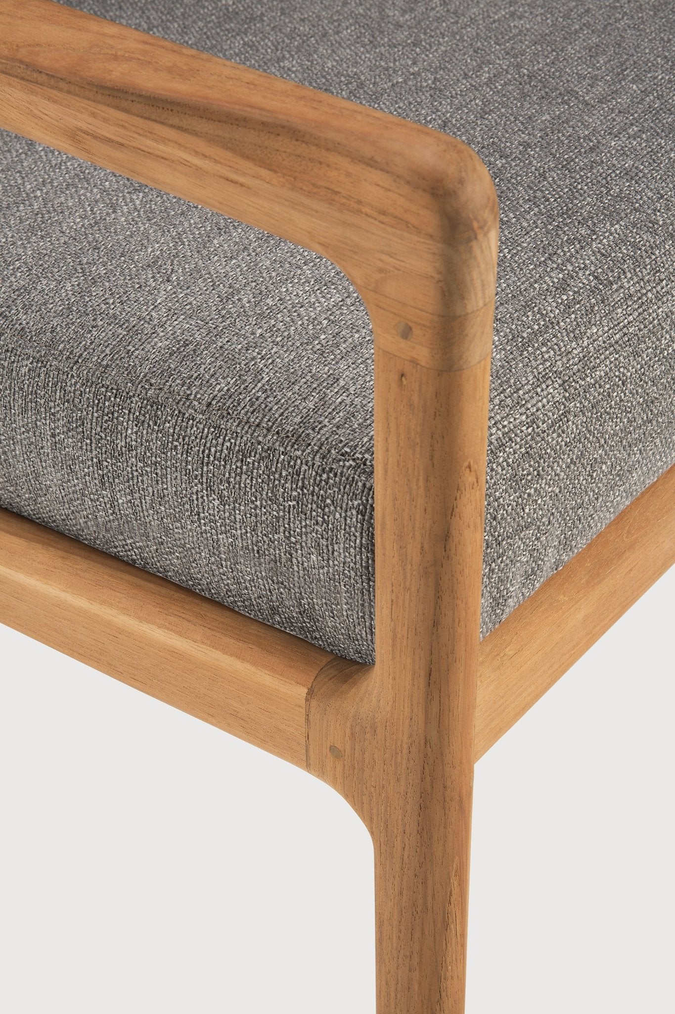 Jack outdoor sofa - teak - Mocha fabric - 3+ seater White Cliff Studio Outdoor Sofa