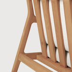 Jack outdoor sofa - teak - Off White fabric - 2+ seater White Cliff Studio Outdoor Sofa