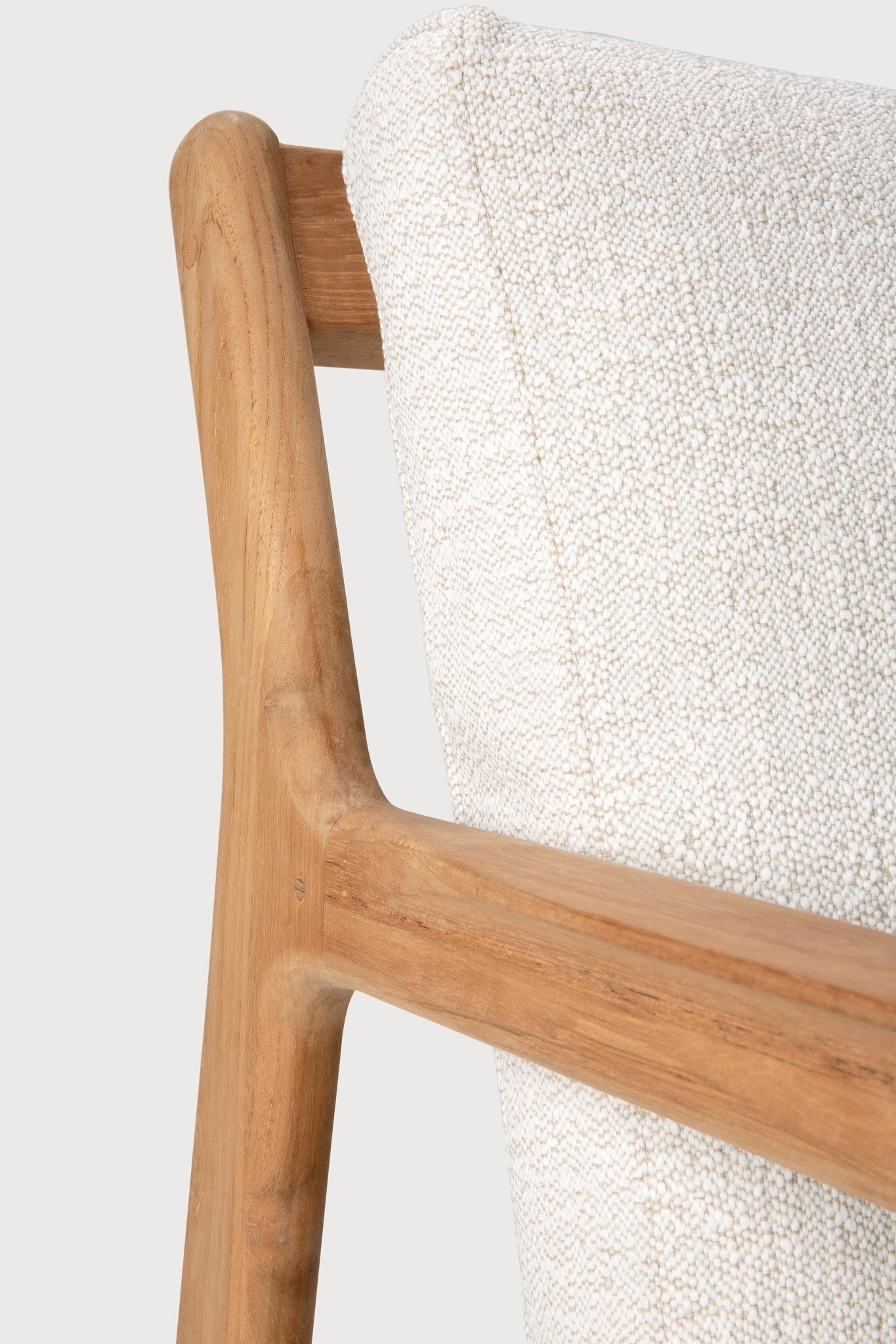 Jack outdoor sofa - teak - Off White fabric - 2+ seater White Cliff Studio Outdoor Sofa