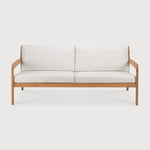 Jack outdoor sofa - teak - Off White fabric - 2+ seater White Cliff Studio Outdoor Sofa